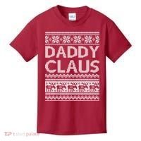 Daddy Claus Ugly Christmas Kids T-Shirt thumb 0