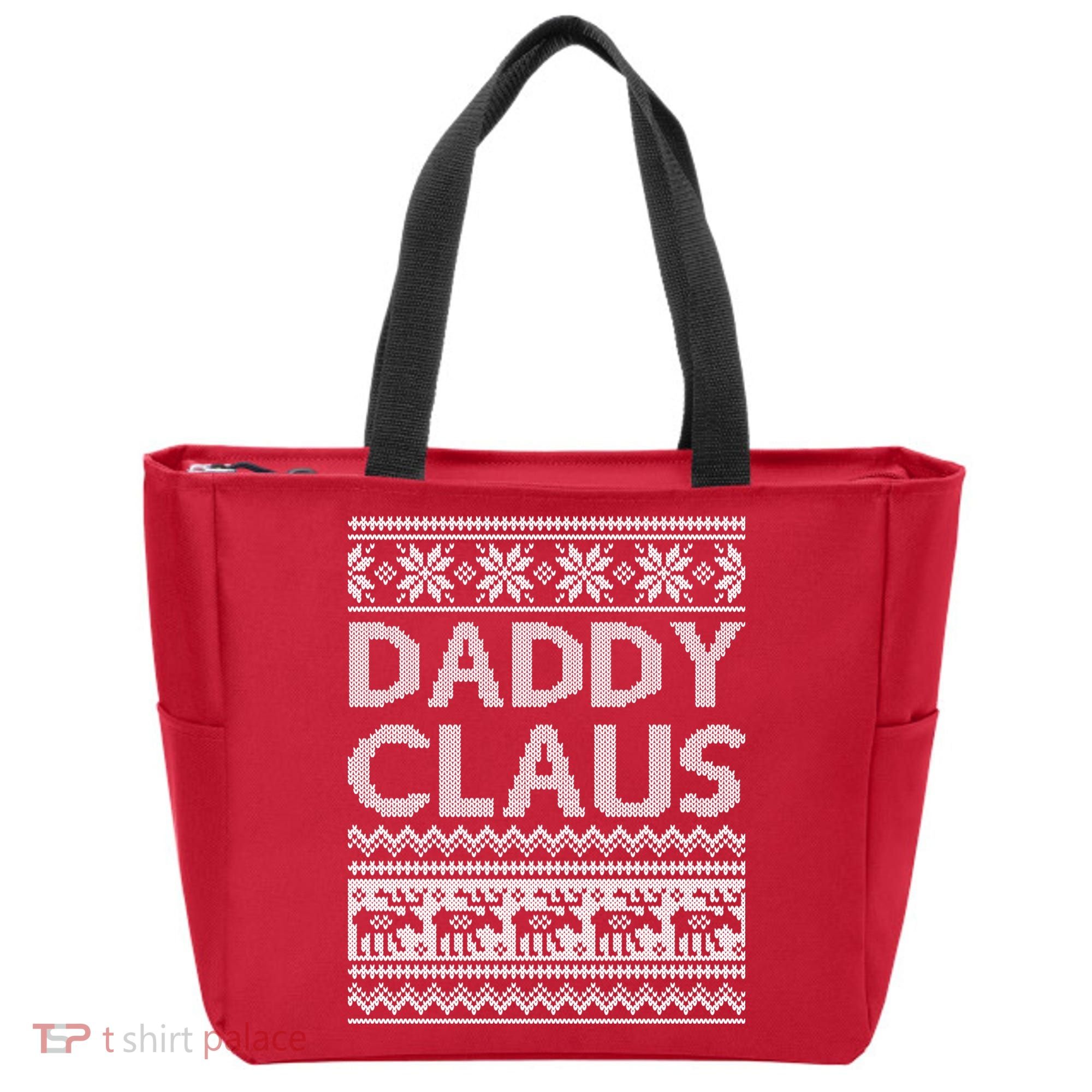 Daddy Claus Ugly Christmas Tote Bag