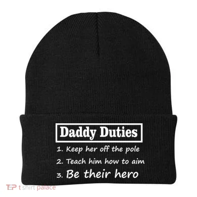 Daddy Duties Be Their Hero Beanie