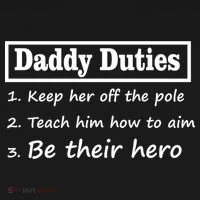 Daddy Duties Be Their Hero Women's Hoodie thumb 2