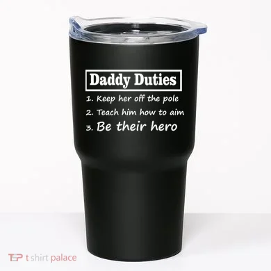 Daddy Duties Be Their Hero Tumbler
