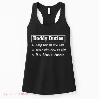 Daddy Duties Be Their Hero Women's Tank Top