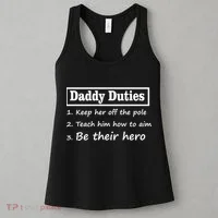 Daddy Duties Be Their Hero Women's Tank Top thumb 3