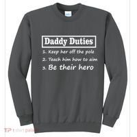 Daddy Duties Be Their Hero Sweatshirt thumb 0