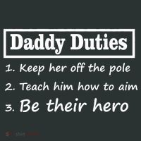 Daddy Duties Be Their Hero Sweatshirt thumb 2