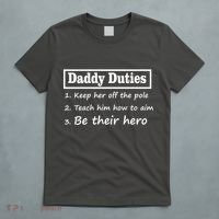 Daddy Duties Be Their Hero T-Shirt thumb 5