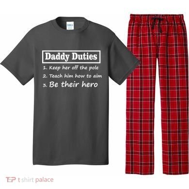 Daddy Duties Be Their Hero Pajama Set
