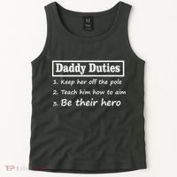 Daddy Duties Be Their Hero Tank Top thumb 2