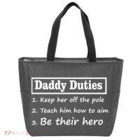 Daddy Duties Be Their Hero Tote Bag thumb 0