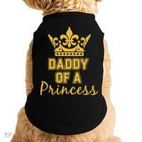Daddy Of A Princess Family Matching Doggie Tank thumb 0