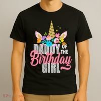 Daddy Of The Birthday Girl T-Shirt thumb 3