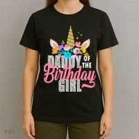 Daddy Of The Birthday Girl T-Shirt thumb 4