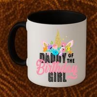 Daddy Of The Birthday Girl Coffee Mug thumb 2