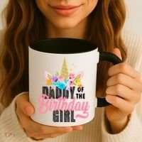 Daddy Of The Birthday Girl Coffee Mug thumb 3