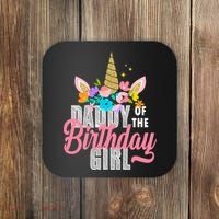Daddy Of The Birthday Girl Coaster thumb 0