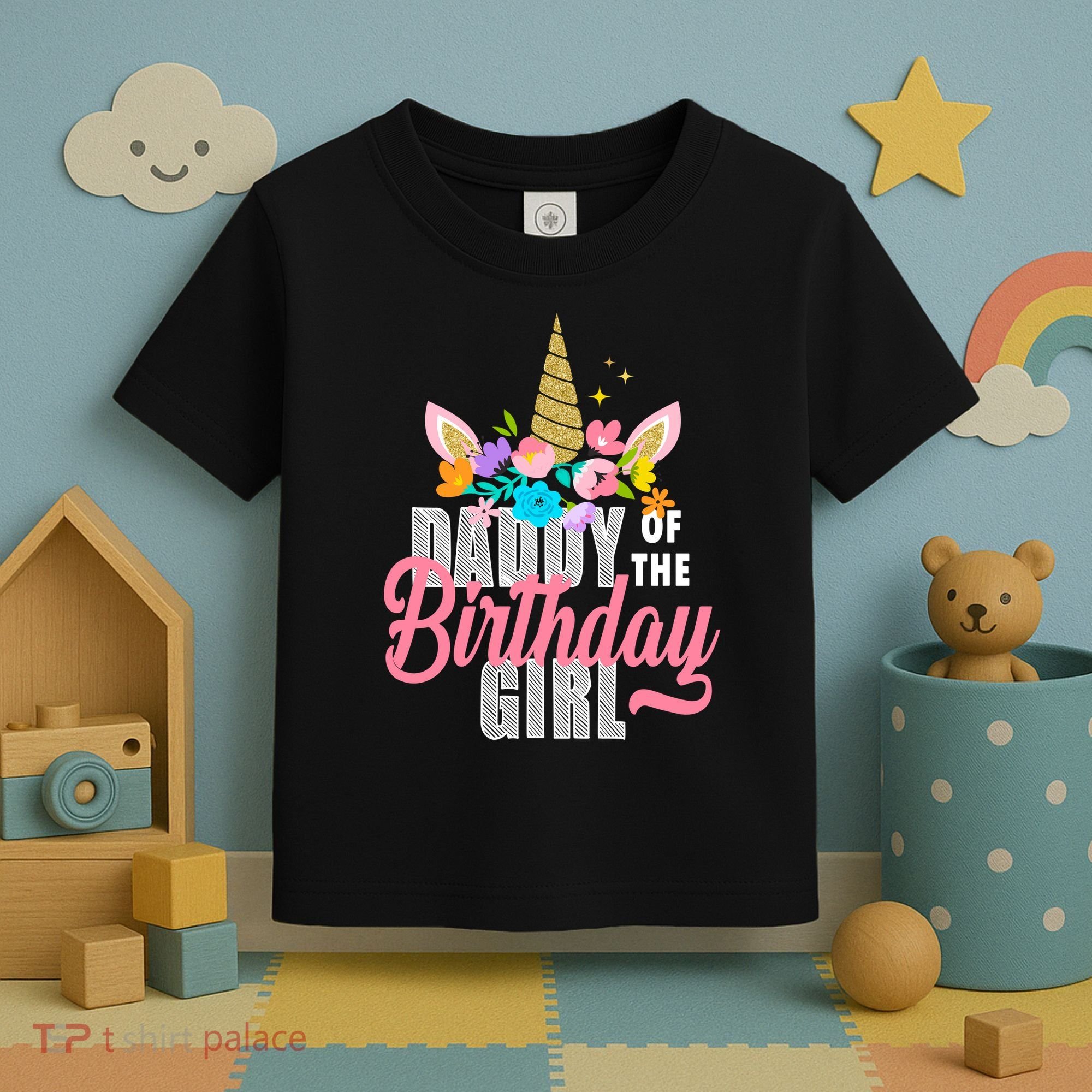 Daddy Of The Birthday Girl Toddler T-Shirt