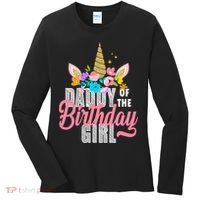 Daddy Of The Birthday Girl Women's Long Sleeve Shirt thumb 0