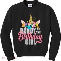 Daddy Of The Birthday Girl Kids Sweatshirt thumb 0