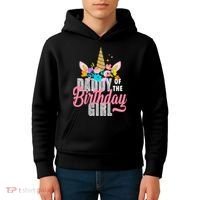 Daddy Of The Birthday Girl Kids Hoodie thumb 4