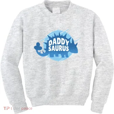 Daddy Saurus Kids Sweatshirt