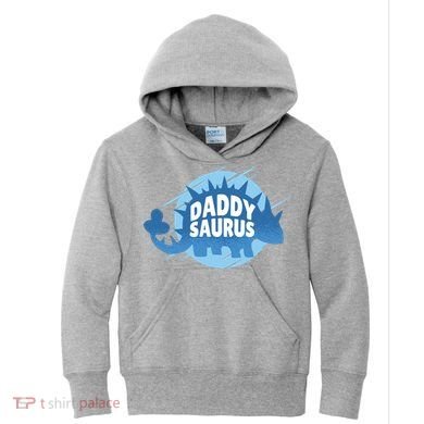 Daddy Saurus Kids Hoodie