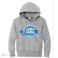Daddy Saurus Kids Hoodie thumb 0