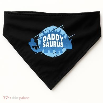 Daddy Saurus USA-Made Doggie Bandana