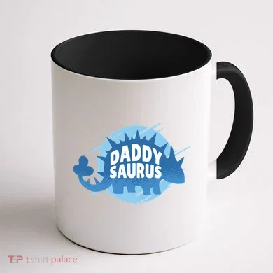 Daddy Saurus Coffee Mug back