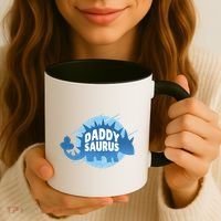 Daddy Saurus Coffee Mug thumb 3