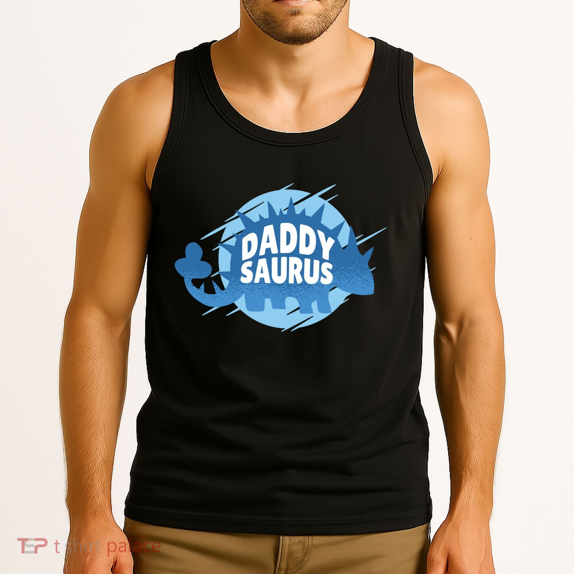 Daddy Saurus Tank Top