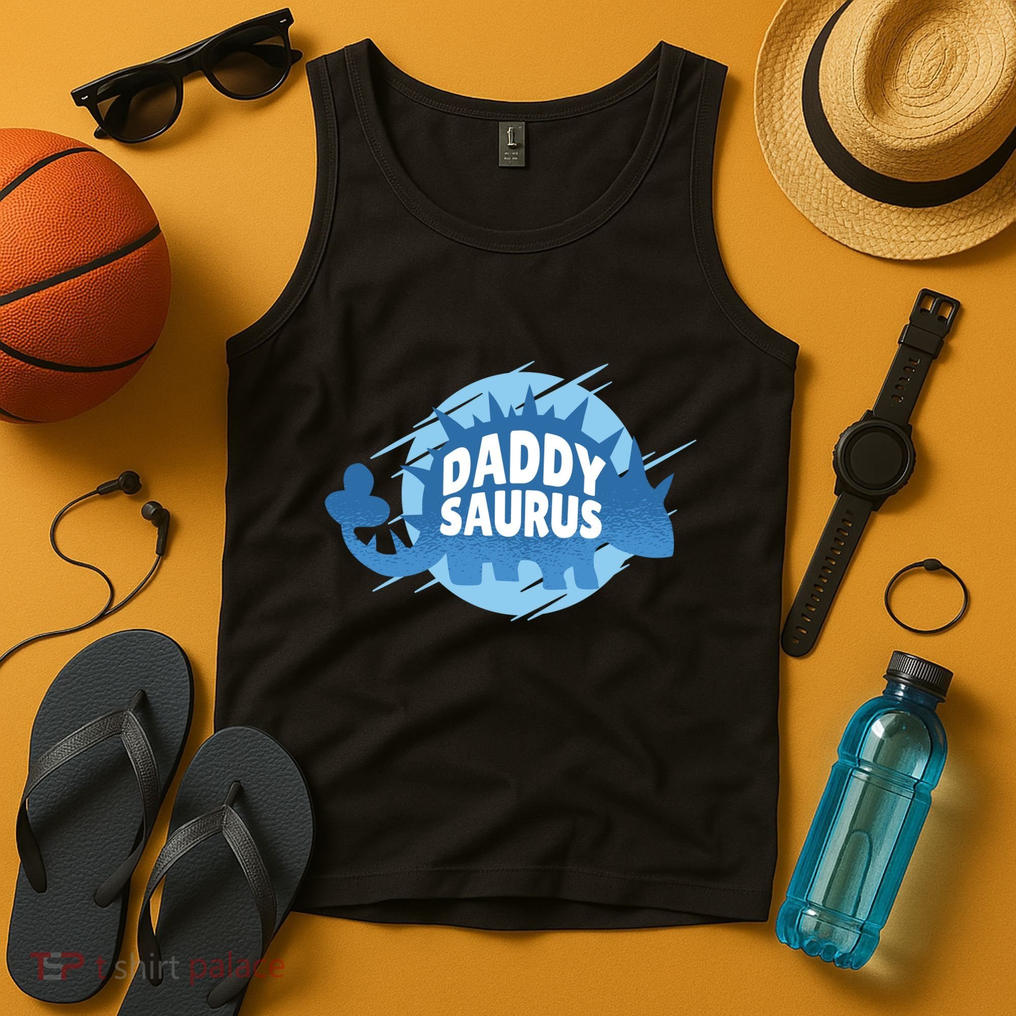 Daddy Saurus Tank Top