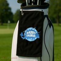 Daddy Saurus Golf Towel thumb 2
