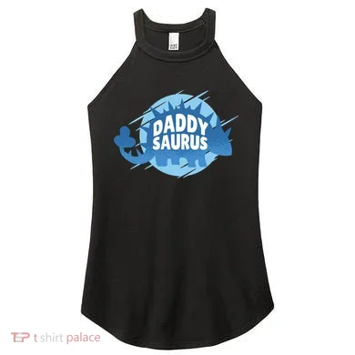 Daddy Saurus Women's Perfect Tri Rocker Tank
