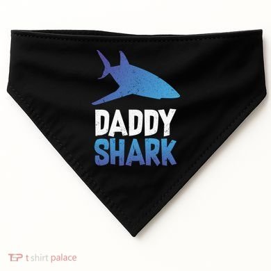 Daddy Shark USA-Made Doggie Bandana