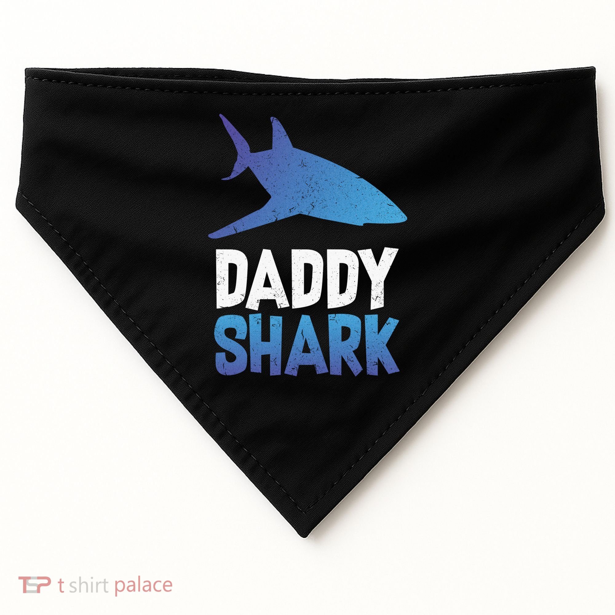 Daddy Shark USA-Made Doggie Bandana