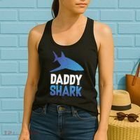 Daddy Shark Women's Tank Top thumb 2