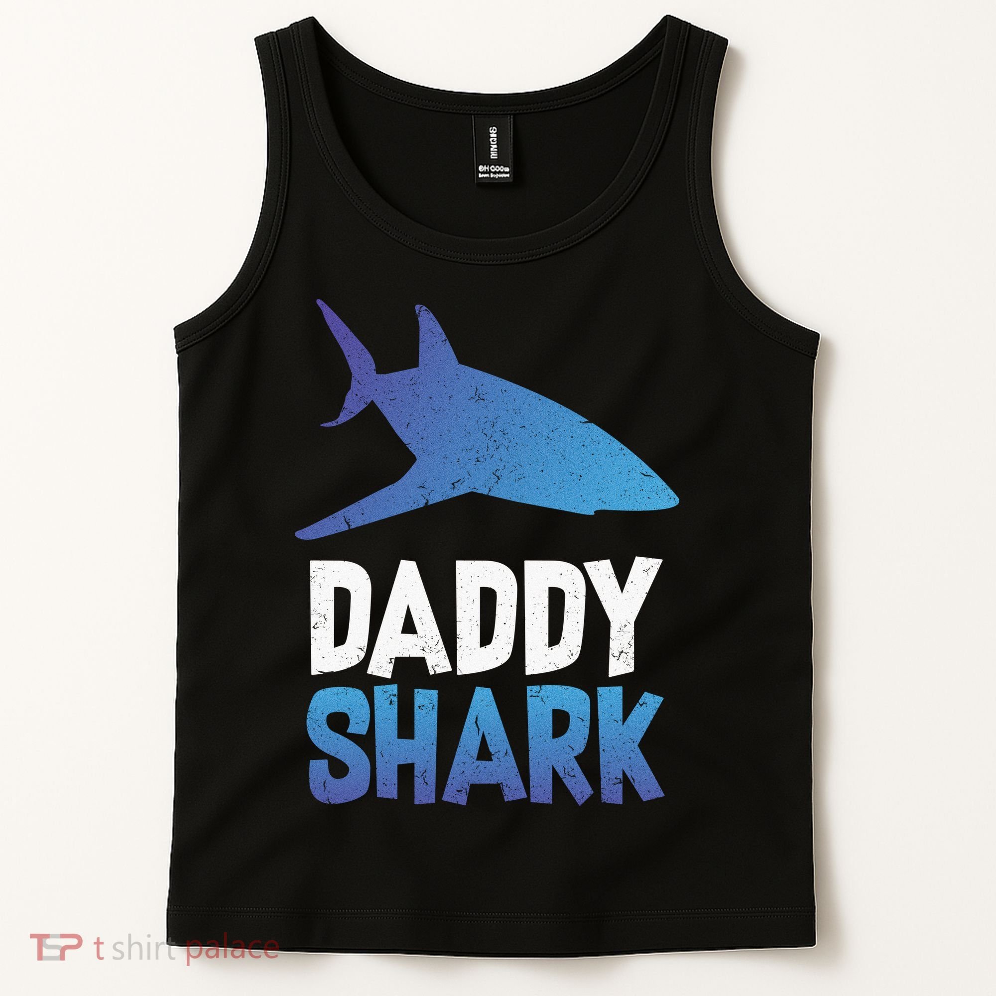 Daddy Shark Tank Top