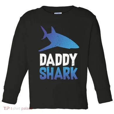 Daddy Shark Toddler Long Sleeve