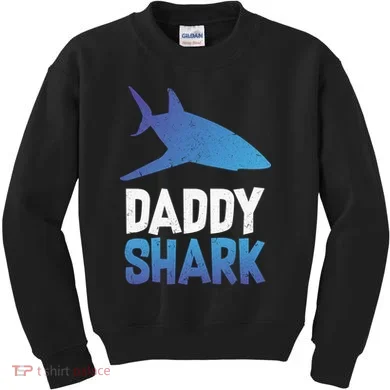 Daddy Shark Kids Sweatshirt