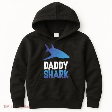 Daddy Shark Kids Hoodie