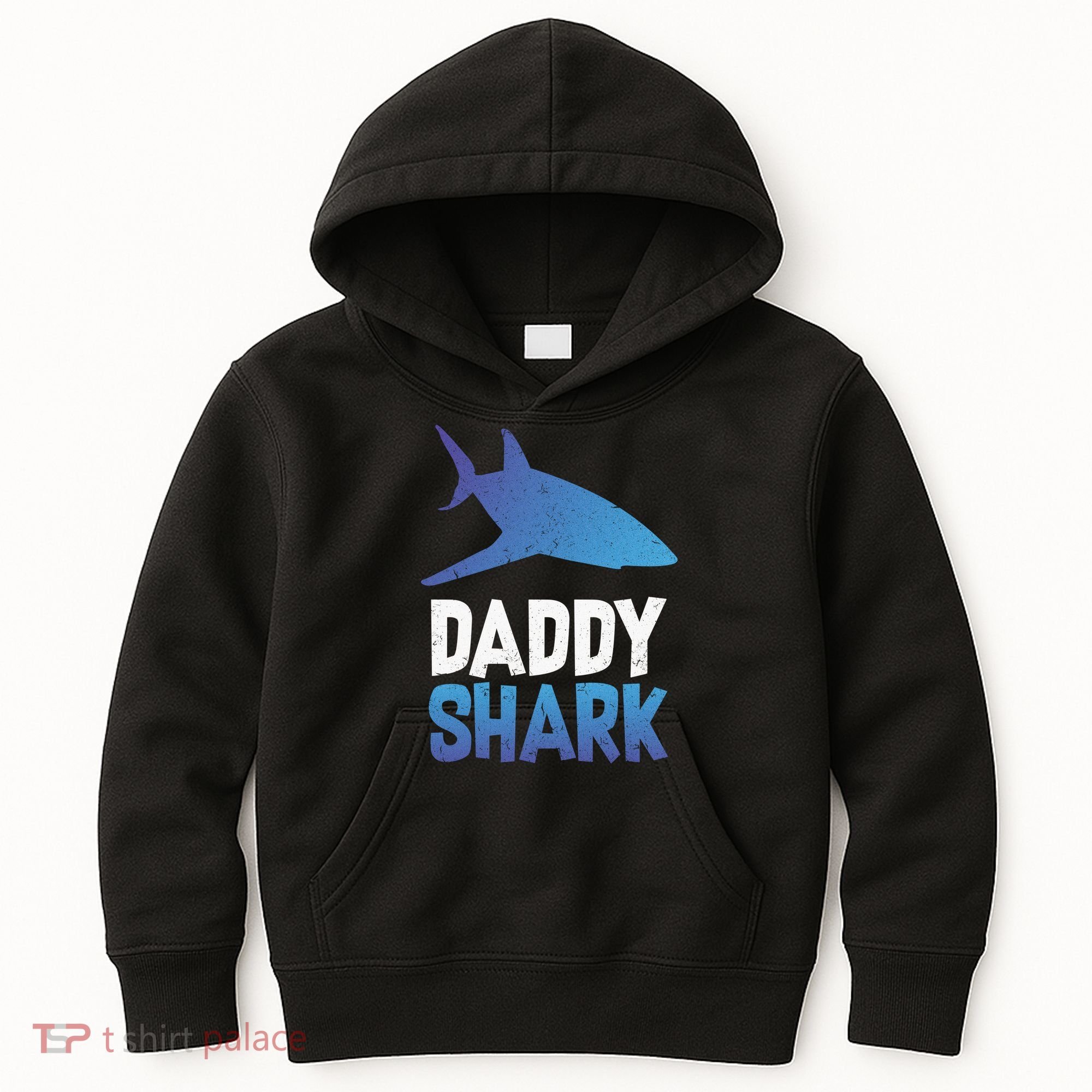 Daddy Shark Kids Hoodie