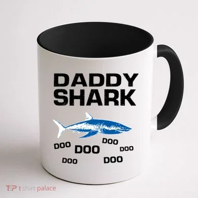 Daddy Shark Doo Coffee Mug back