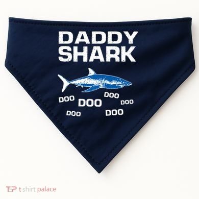 Daddy Shark Doo USA-Made Doggie Bandana
