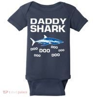 Daddy Shark Doo Baby Bodysuit thumb 0
