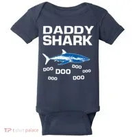 Daddy Shark Doo Baby Bodysuit thumb 0