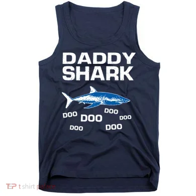 Daddy Shark Doo Tank Top