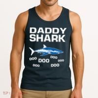 Daddy Shark Doo Tank Top thumb 3