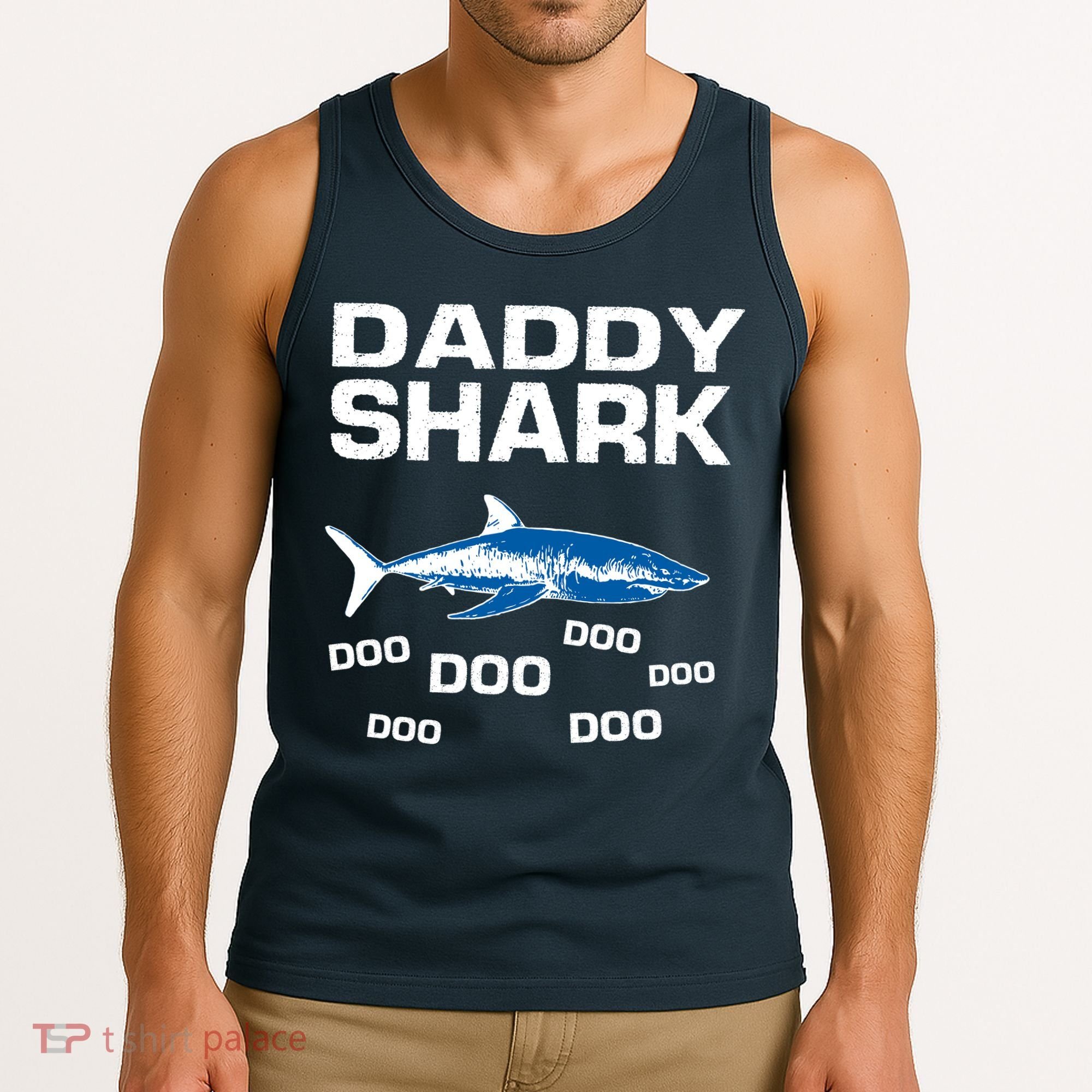 Daddy Shark Doo Tank Top