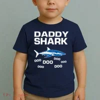 Daddy Shark Doo Toddler T-Shirt thumb 2