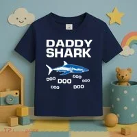 Daddy Shark Doo Toddler T-Shirt thumb 3